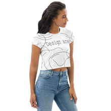 Load image into Gallery viewer, All-Over Print Crop Tee