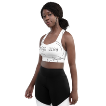 Load image into Gallery viewer, Longline sports bra