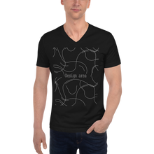 Load image into Gallery viewer, Unisex Short Sleeve V-Neck T-Shirt