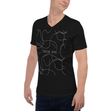 Load image into Gallery viewer, Unisex Short Sleeve V-Neck T-Shirt