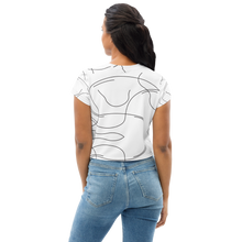 Load image into Gallery viewer, All-Over Print Crop Tee
