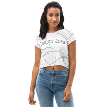 Load image into Gallery viewer, All-Over Print Crop Tee
