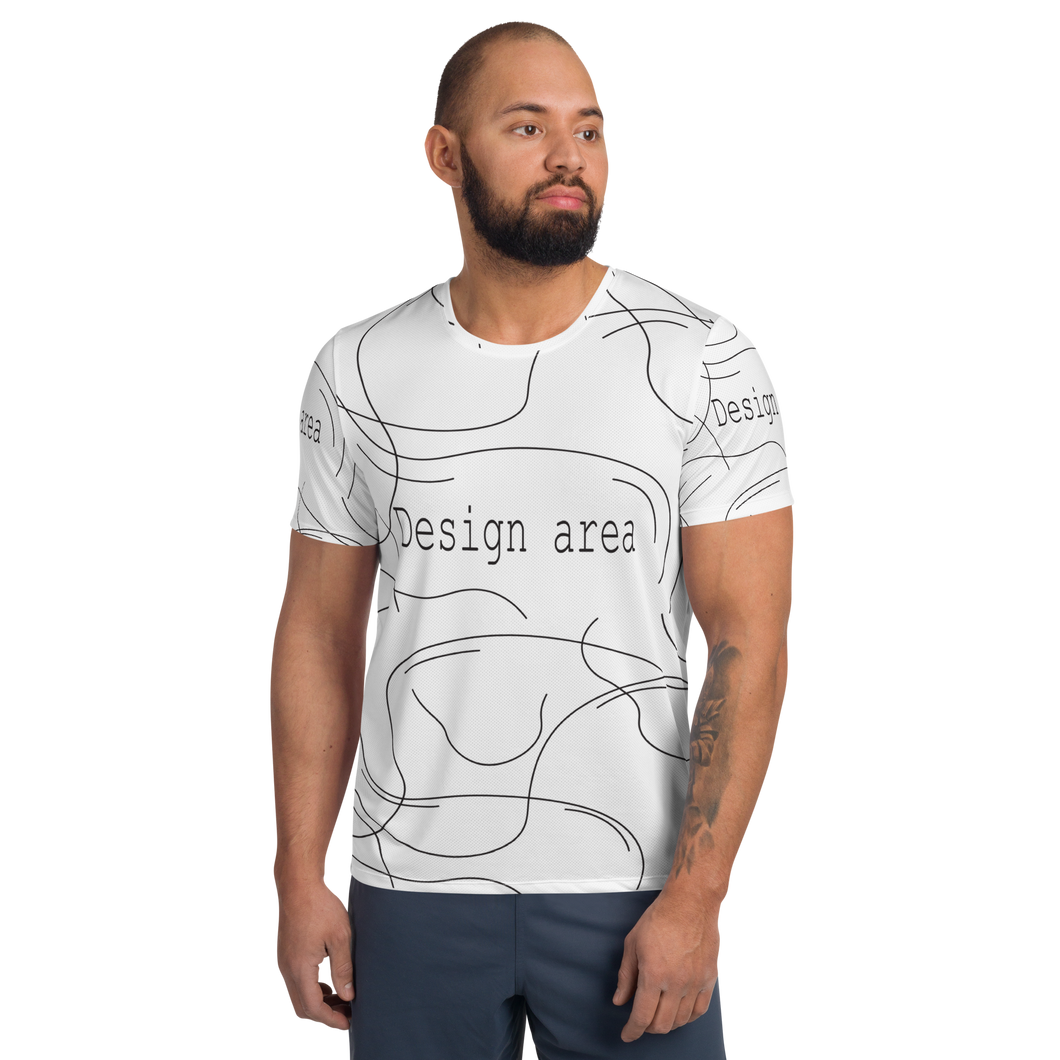 All-Over Print Men's Athletic T-shirt