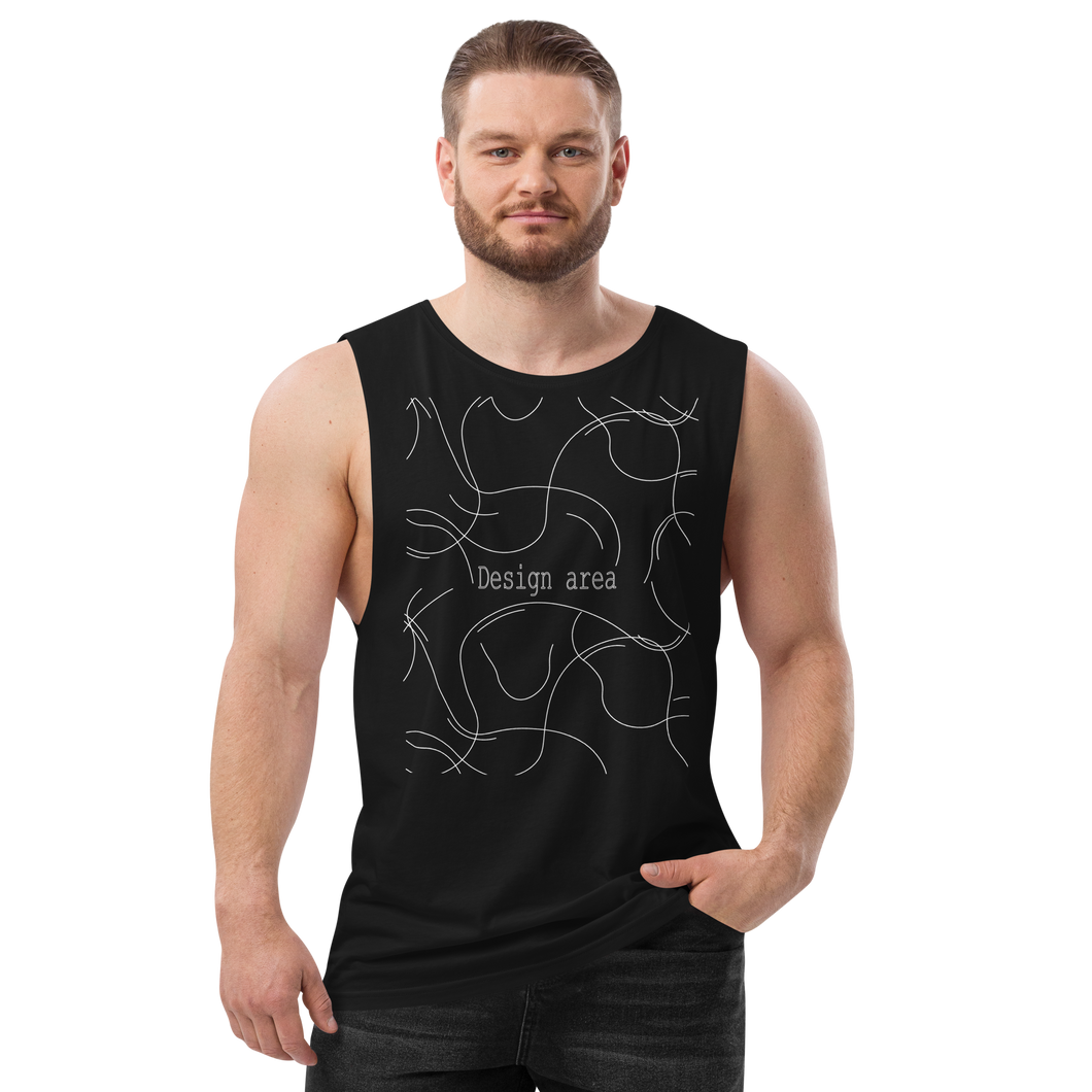 Men’s drop arm tank top