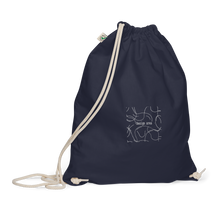 Load image into Gallery viewer, Organic cotton drawstring bag
